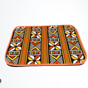 Set005 de table tissus wax  orange